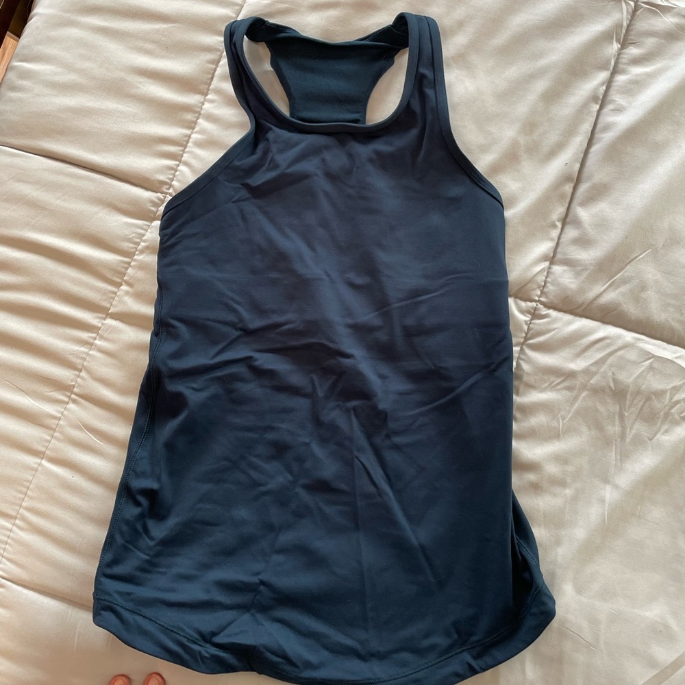 Navy Lululemon workout tank